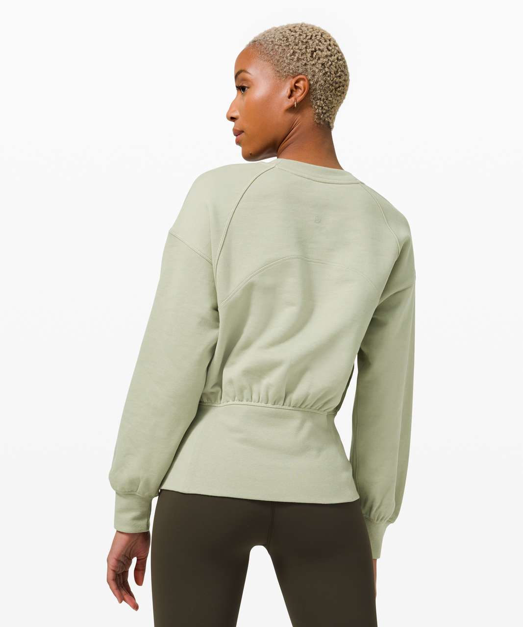 Lululemon Hugged-Waist Cotton Pullover - Green Fern