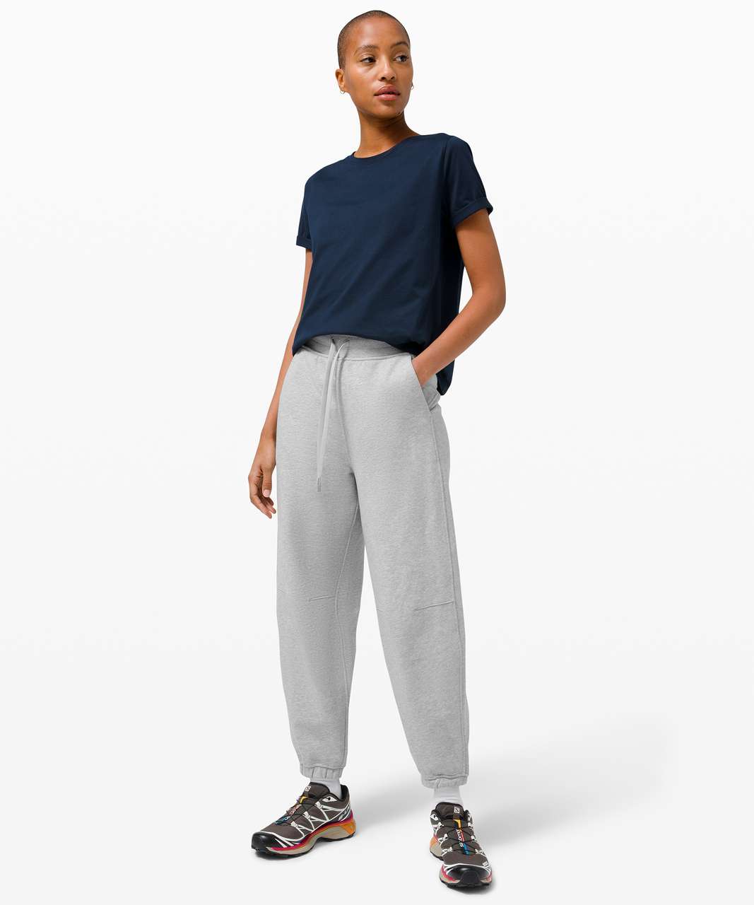 Lululemon Relaxed Fit French Terry Jogger - Heathered Core Light Grey