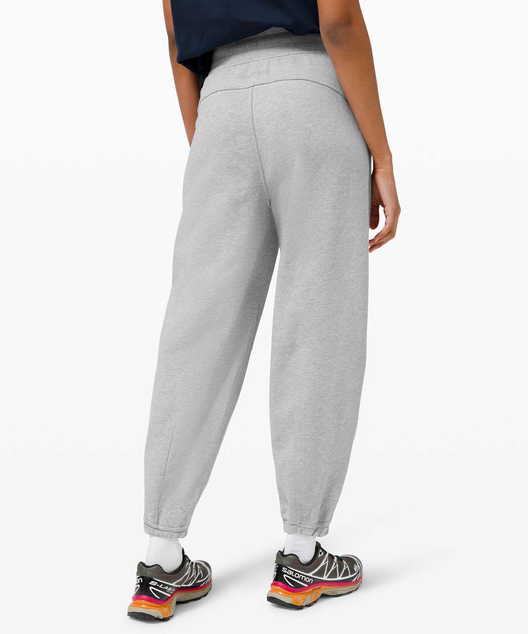 Lululemon Scuba High-Rise French Terry Jogger - Heathered Core Ultra Light  Grey - lulu fanatics