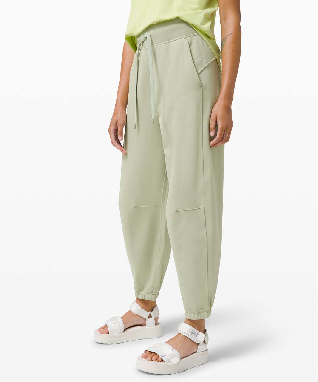 Lululemon Relaxed Fit French Terry Jogger - Green Fern