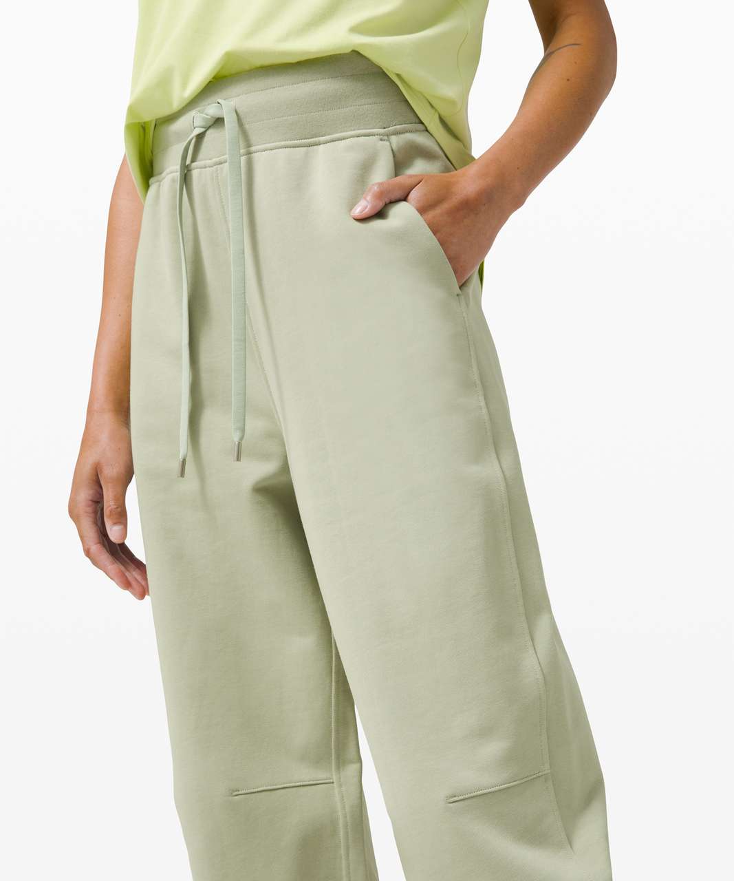 Lululemon Relaxed Fit French Terry Jogger - Green Fern