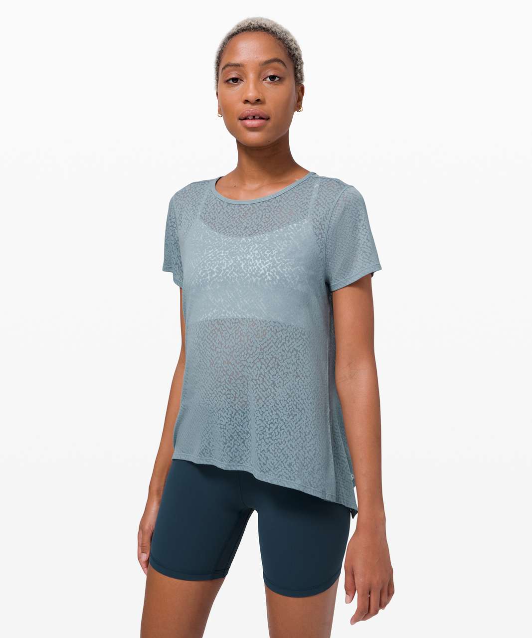 Lululemon Loop Around Tee - Blue Fog - lulu fanatics