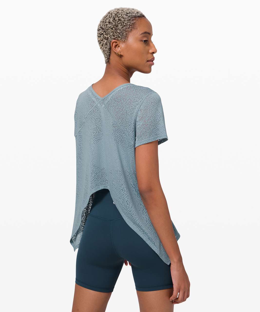 Lululemon Loop Around Tee - Blue Fog