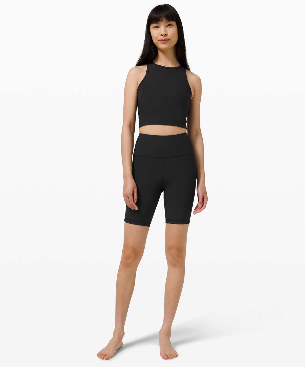 Mini short Lululemon Black size 8 UK in Synthetic - 42417668