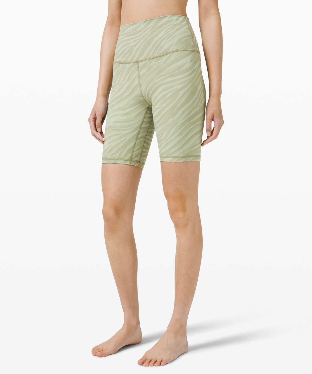 Lululemon Align Short 8 - Le Tigre Camo Green Fern Multi - lulu fanatics