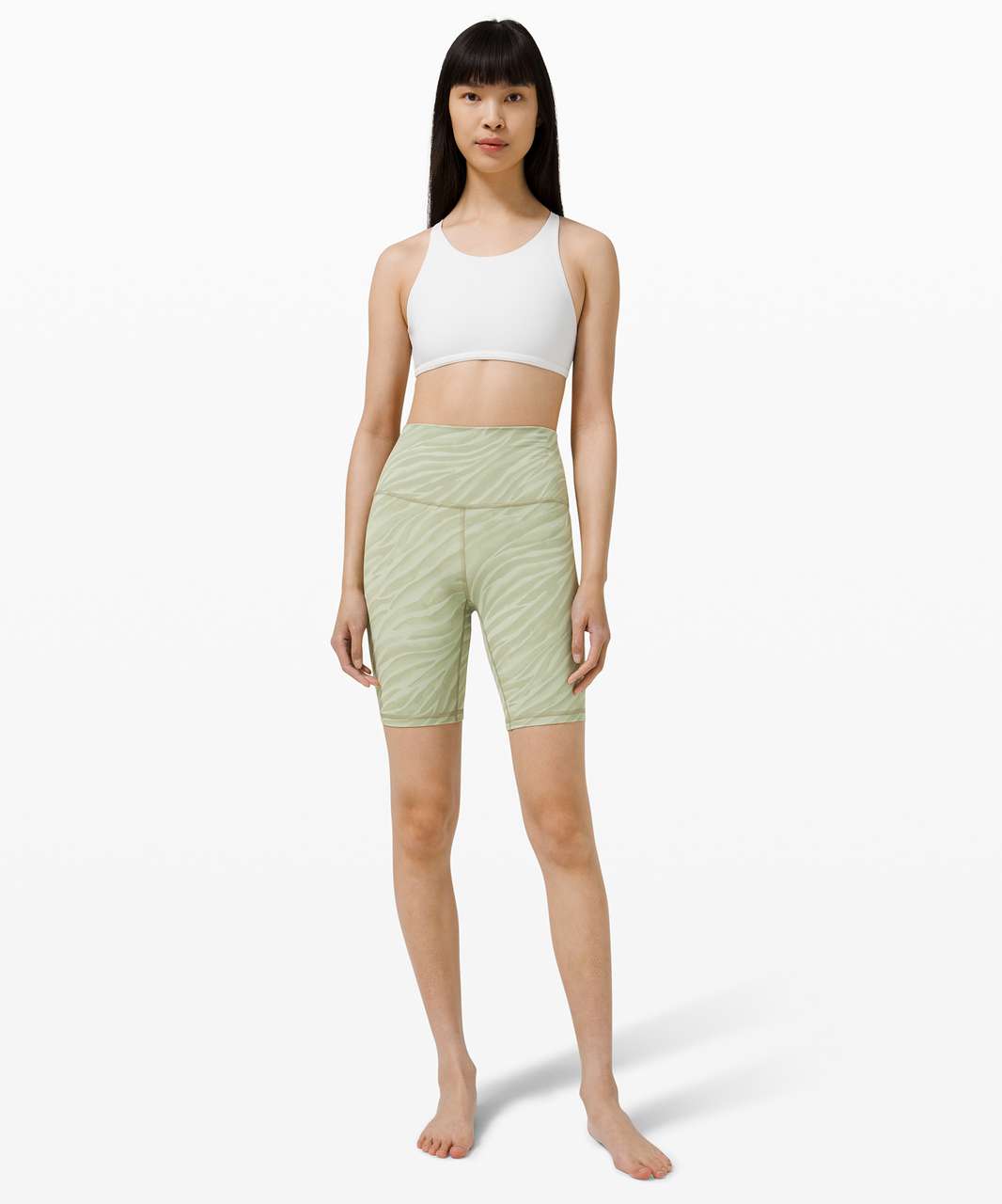 Lululemon Align Short 8 - Le Tigre Camo Green Fern Multi - lulu fanatics