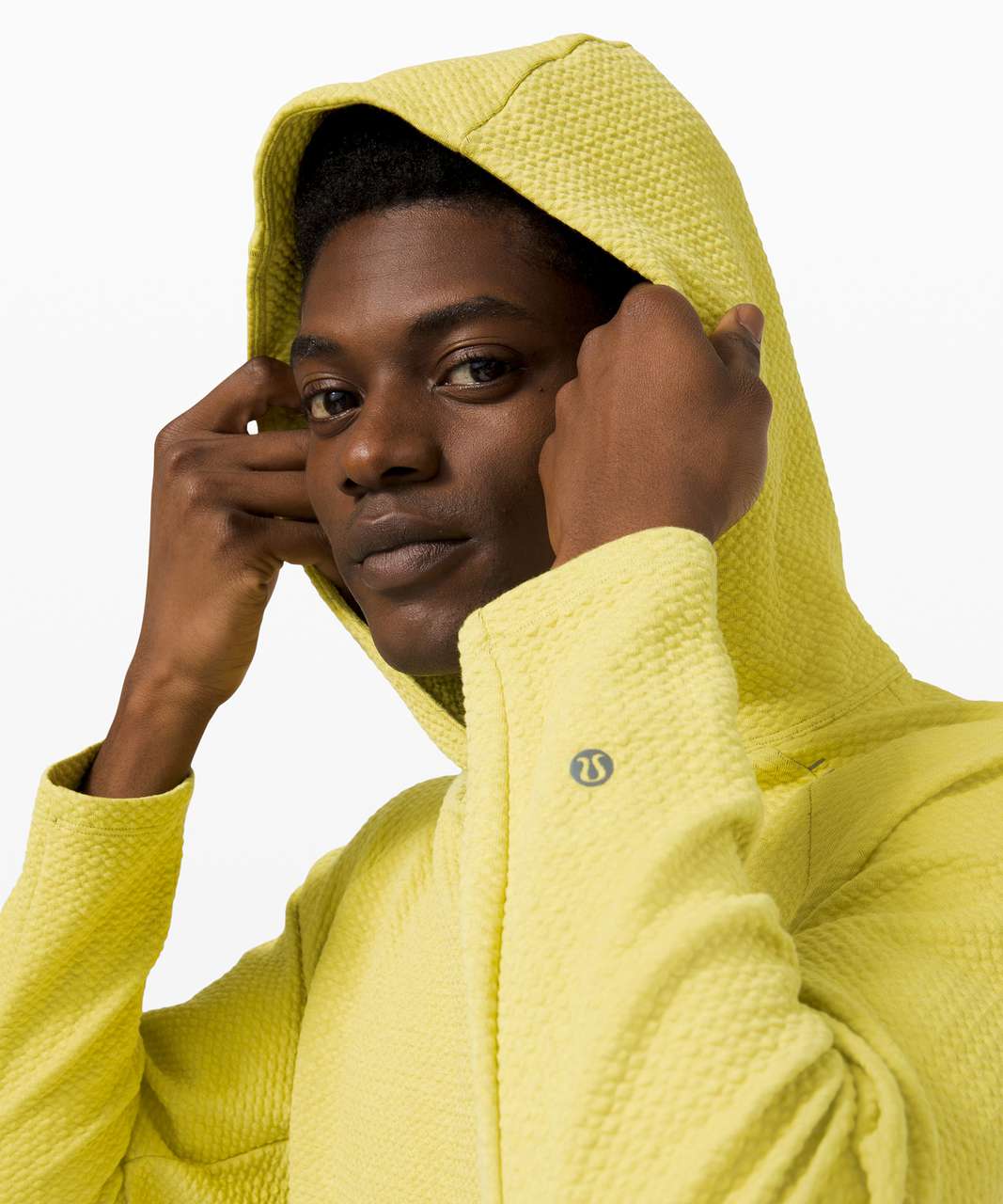 Lululemon At Ease Hoodie - Heathered Yellow Pear / Black