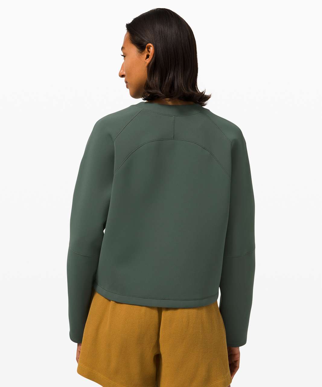 Lululemon Perfectly Oversized Crew - Smoked Spruce - lulu fanatics