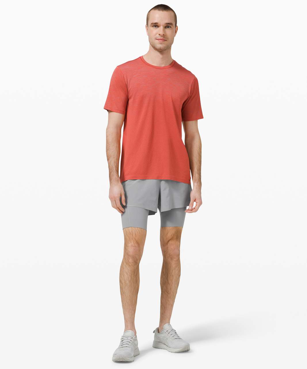 Lululemon Zoned In 2-in-1 Short 10 - Rhino Grey