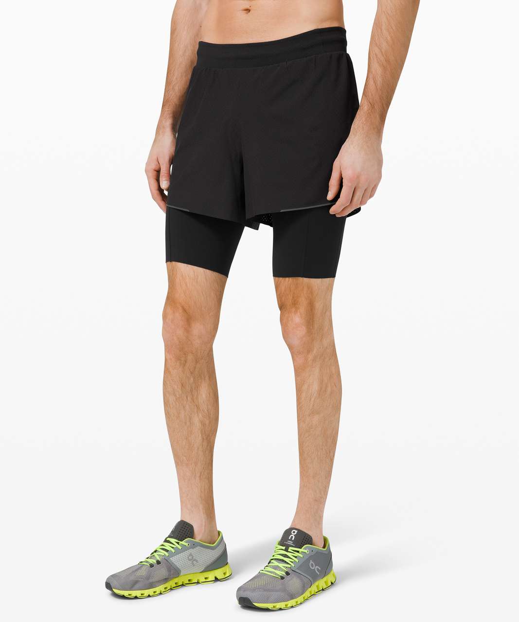 Lululemon Zoned In 2-in-1 Short 10 - Black