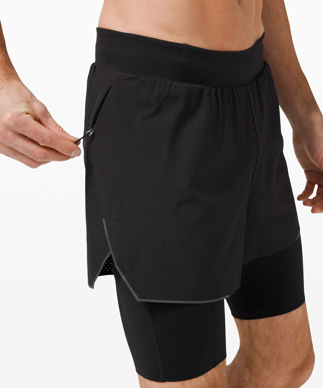 Lululemon Zoned In 2-in-1 Short 10 - Black