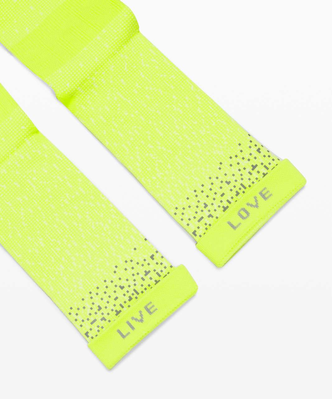 Lululemon Power Stride Crew Sock *Reflective - Highlight Yellow (First Release)