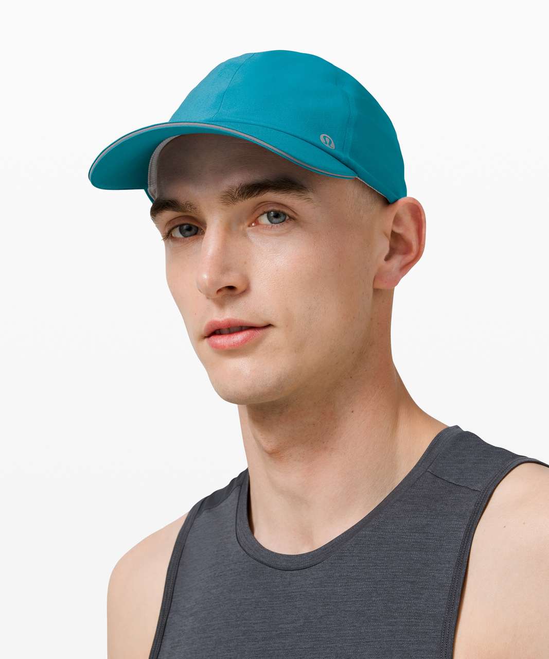 Lululemon Fast and Free Mens Run Hat - Hawaiian Blue - lulu fanatics