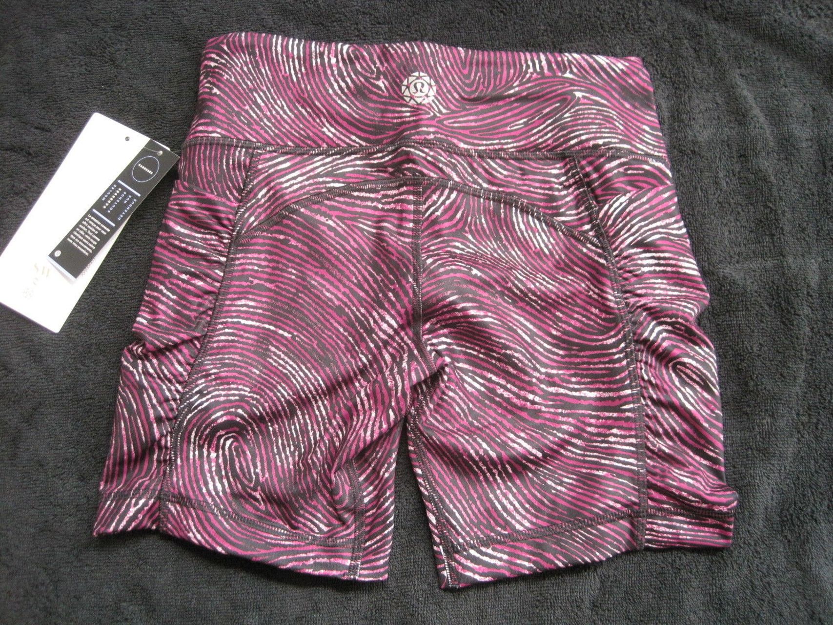 Lululemon Speed Track Short - 2016 Seawheeze - Who Done It Regal Plum Black