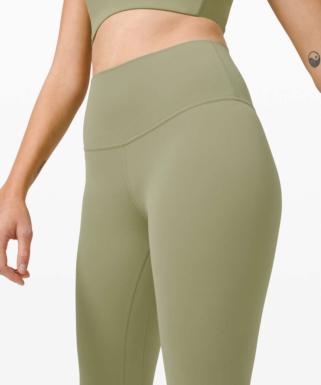 lululemon athletica, Pants & Jumpsuits, Lululemon Keep Moving Pant 78  High Rise Rosemary Green