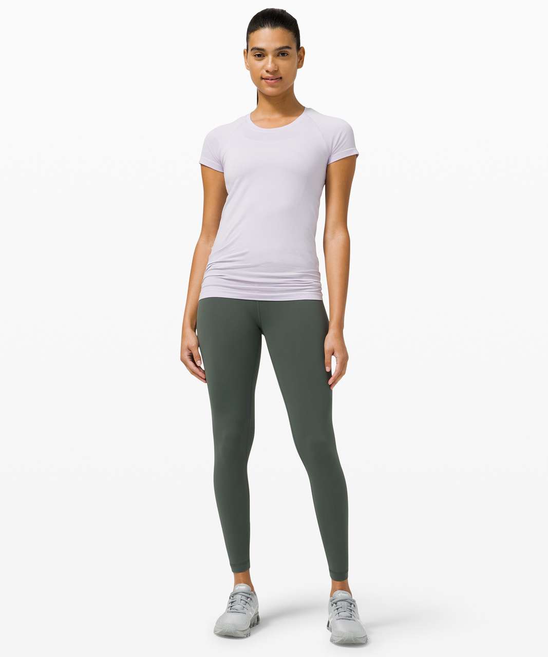 Lululemon Wunder Train HR 25” Smoked Spruce Sz 6