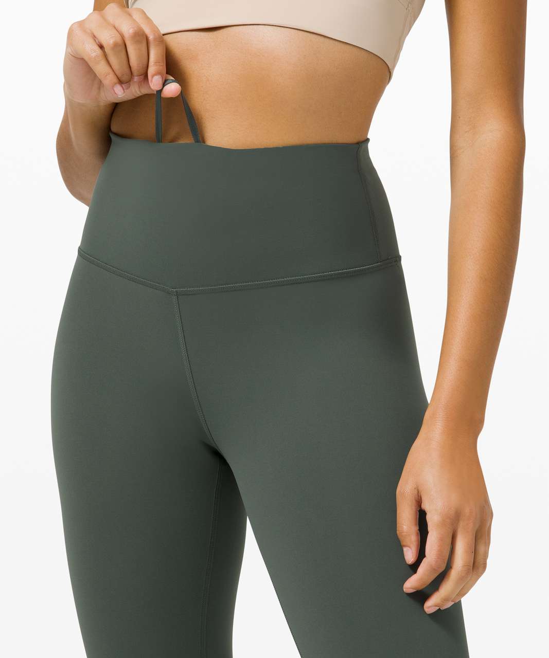 NWT Lululemon Wunder Train HR tight 25 in smoked spruce Orangetheory size  2