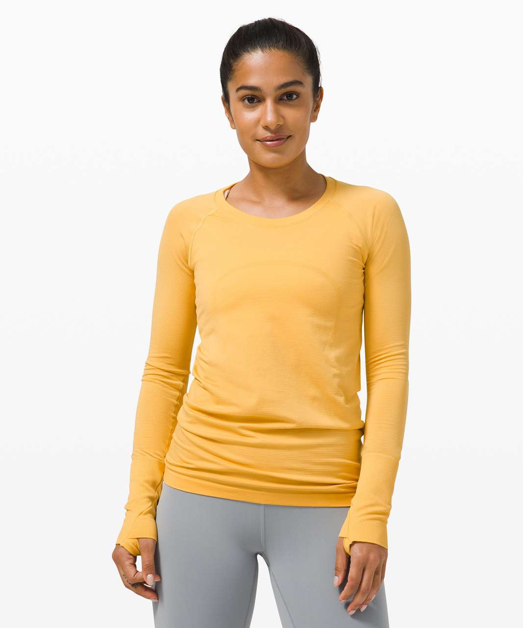 Lululemon Swiftly Tech Long Sleeve 2.0 - Wheat Yellow / Wheat Yellow