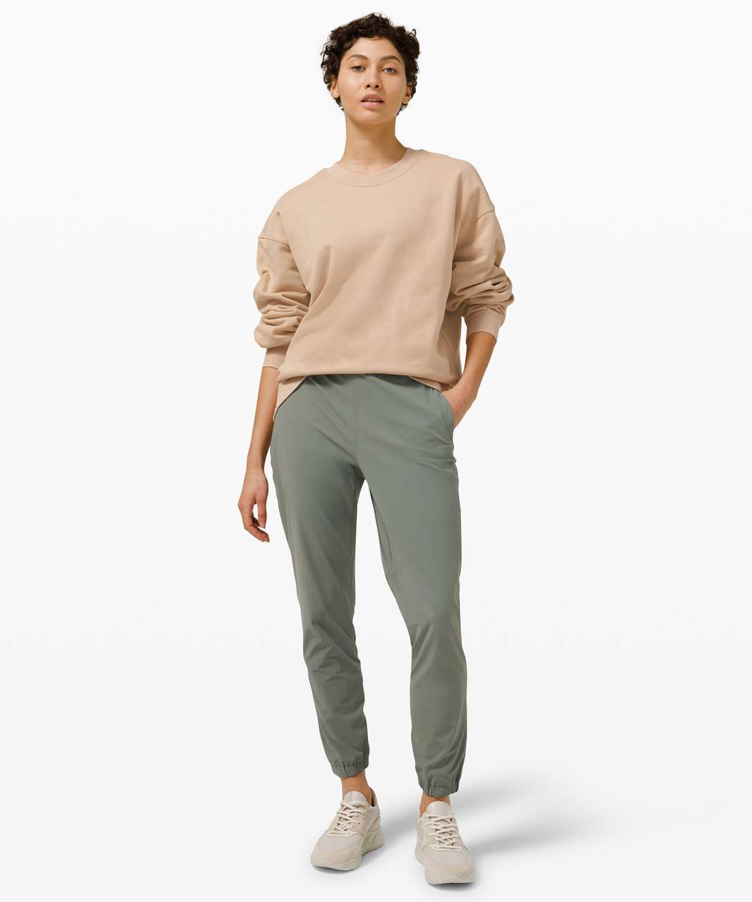 Lululemon Perfectly Oversized Crew - Cafe Au Lait