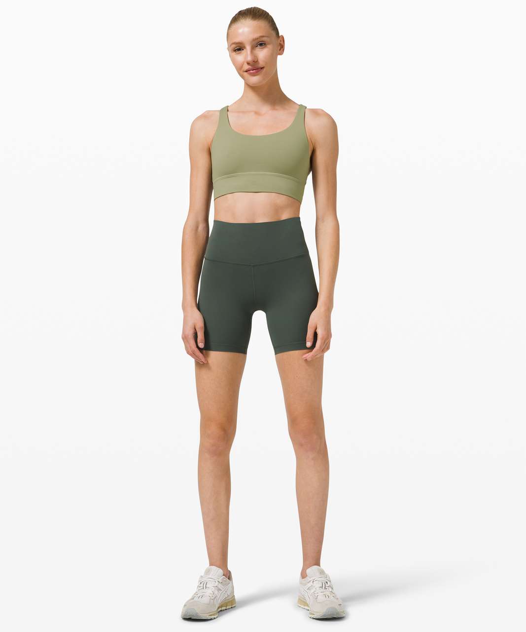 Lululemon Energy Bra Long Line *Medium Support, B–D Cup - Rosemary