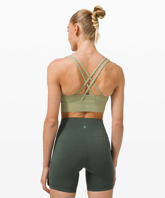 Lululemon Energy Bra Long Line *Medium Support, B–D Cup - Teal Lagoon - lulu  fanatics