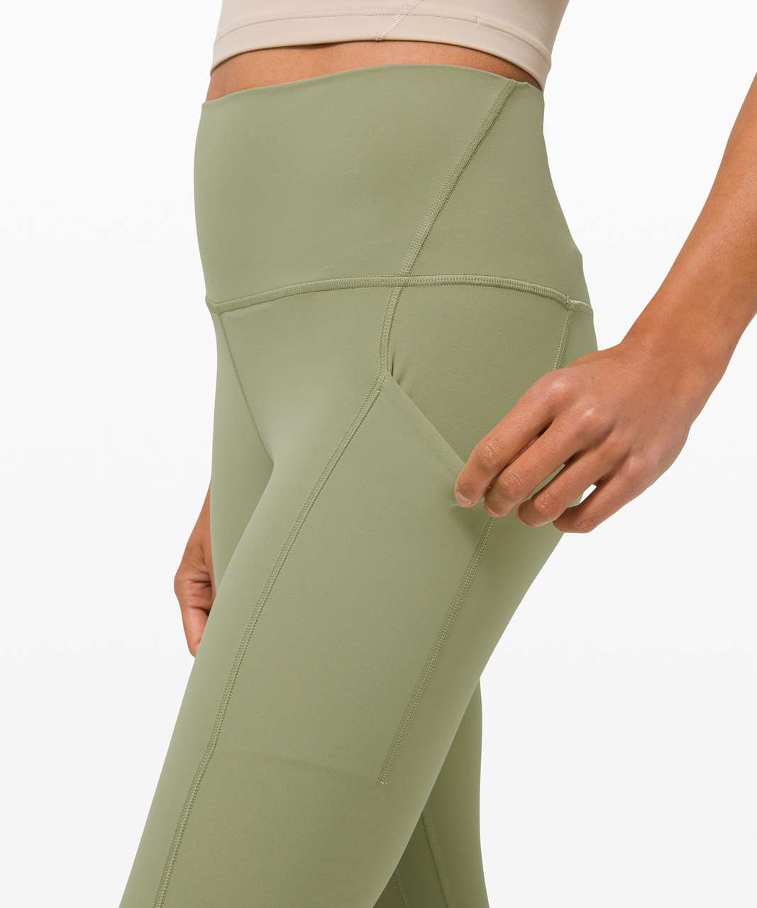 Lululemon Align High Rise Pant with Pockets 25" - Rosemary Green