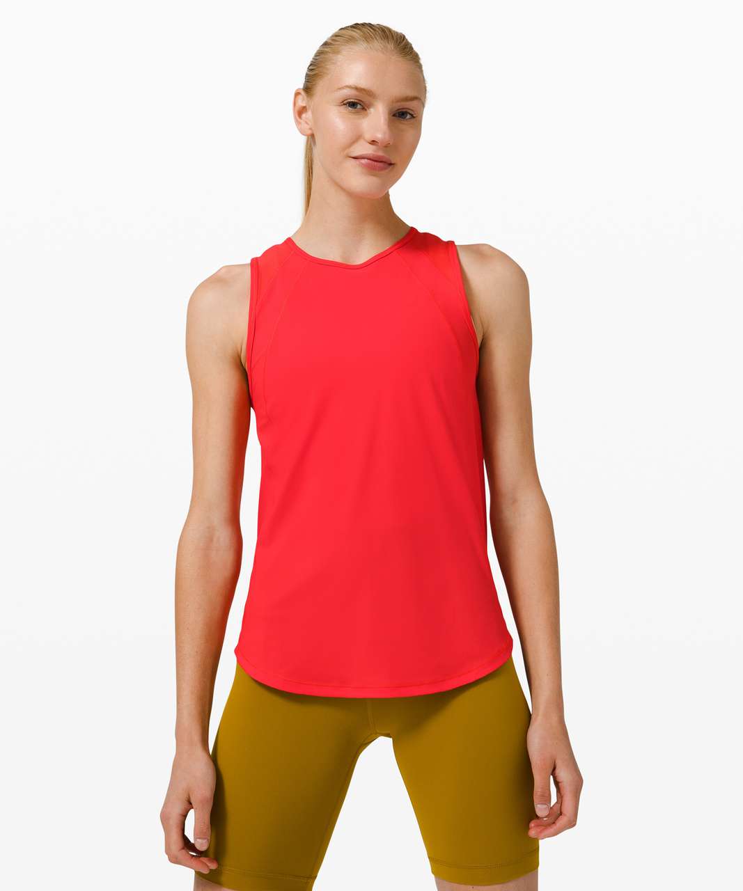 Lululemon Sculpt Tank - Carnation Red - lulu fanatics