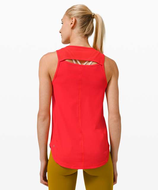 Lululemon Sculpt Tank - Cape Red - lulu fanatics