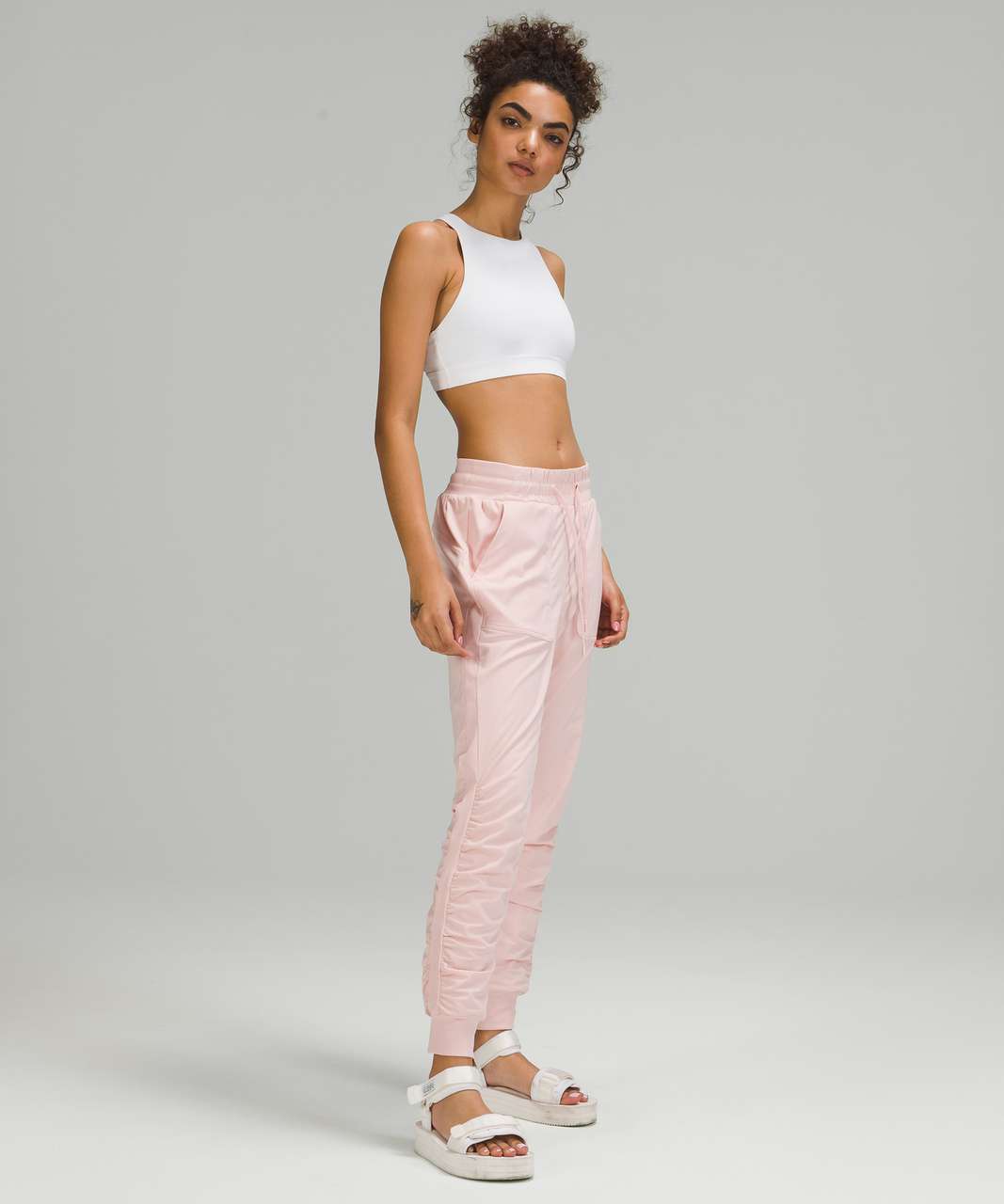 LULULEMON Beyond The Studio Lined Jogger Pants Women’s Sz 10 Pink Mist NWT