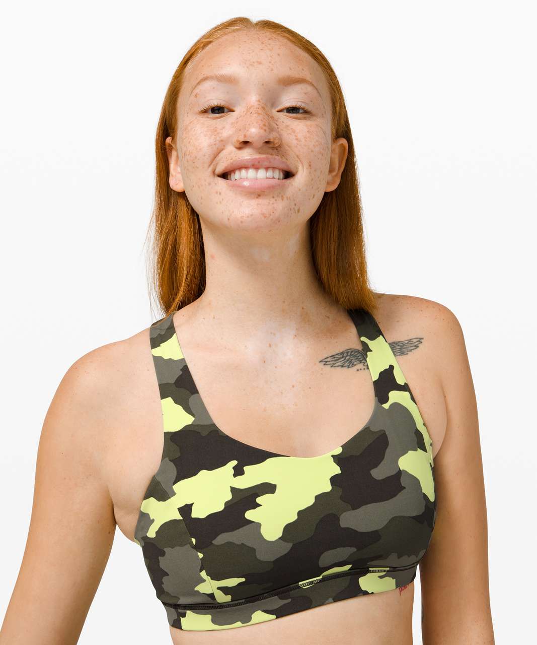 Lululemon Free To Be Serene Bra *Light Support, C/D Cup - Heritage 365 Camo Crispin Green Multi