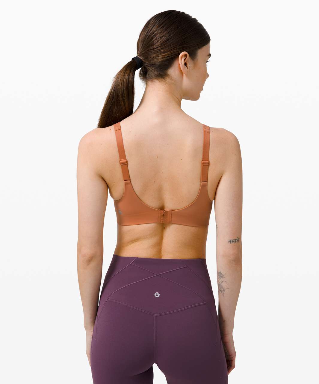 Lululemon In Alignment Straight Strap Bra *Light Support, A/B Cup - Desert  Sun - lulu fanatics