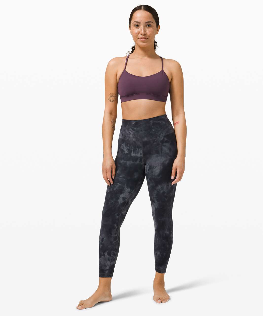 Lululemon Flow Y Bra Nulu *Light Support, A–C Cups - Grape Thistle - lulu  fanatics