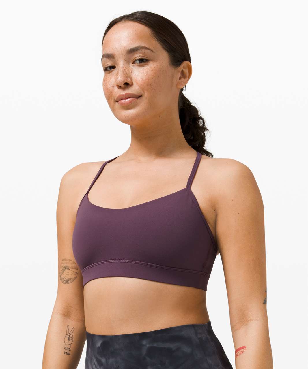 Zella dupe for the Sweet Awakenings Bra. Larger chest/band ladies rejoice!  Wearing with grape 🍇 thistle WT 23'. Review in comments. : r/lululemon