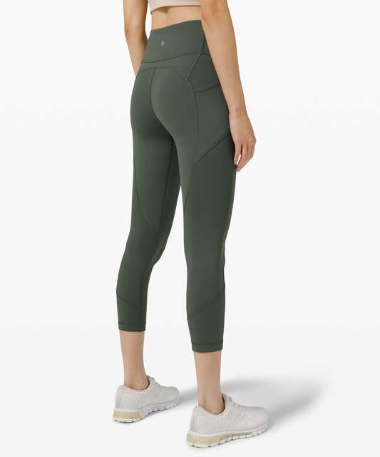 Lululemon All the Right Places High-Rise Drawcord Waist Crop 23” - Misty  Glade - lulu fanatics