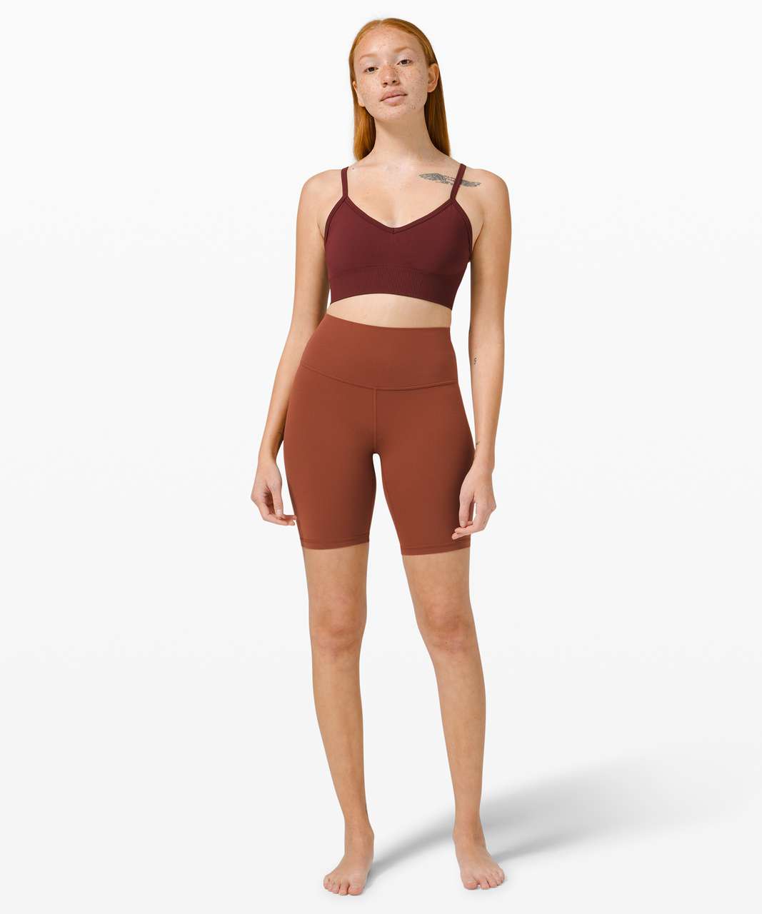 Lululemon Align Short 8" - Dark Terracotta