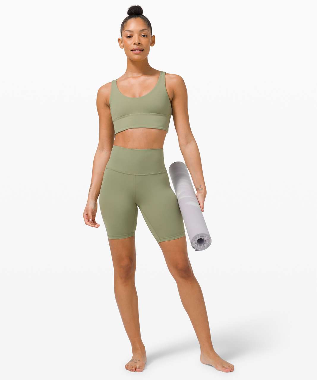 Lululemon Align Short 8" - Rosemary Green