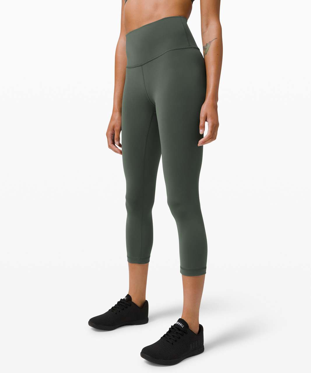 NWT Lululemon Wunder Train Tights Size 6 Smoked Spruce 28