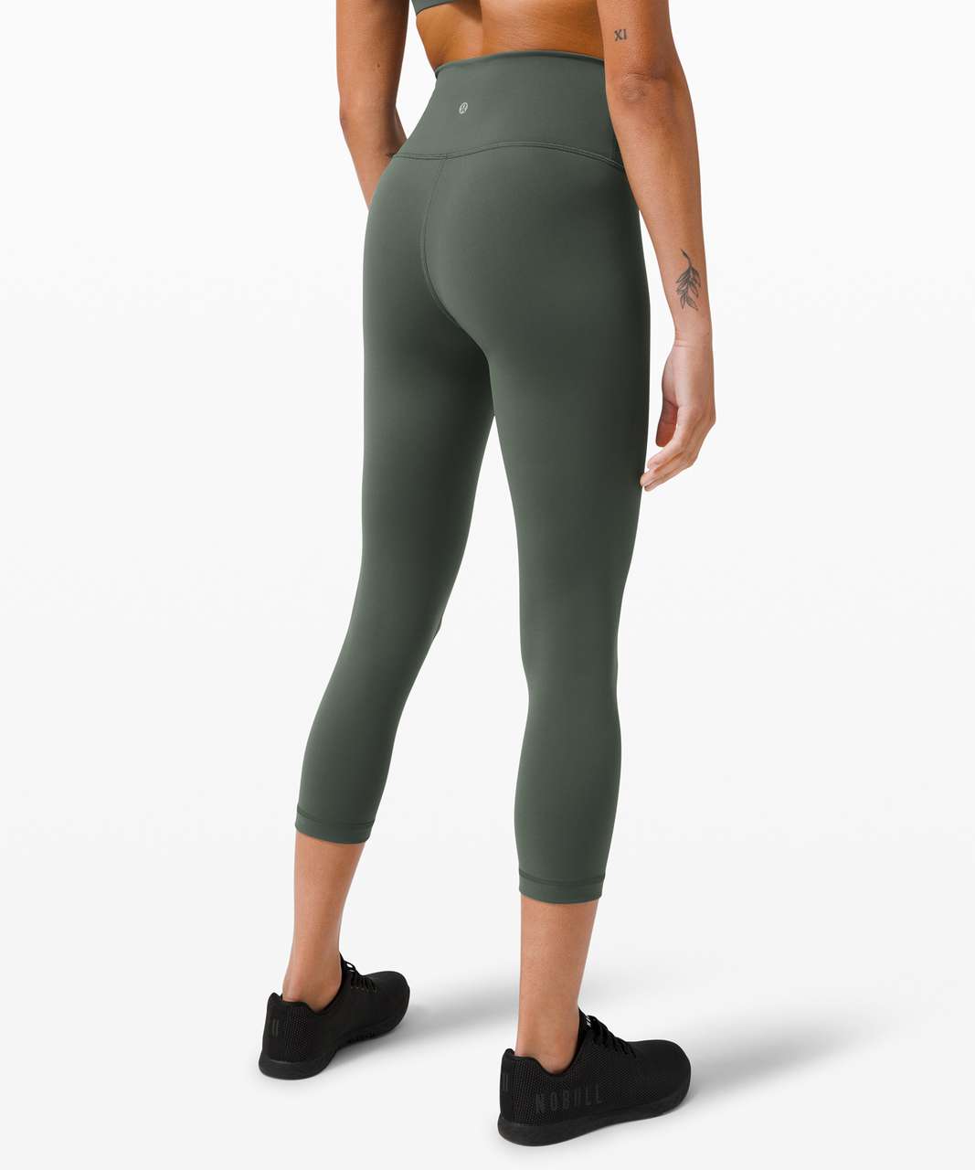 Lululemon Wunder Train High-Rise Crop 21 - Smoked Spruce - lulu