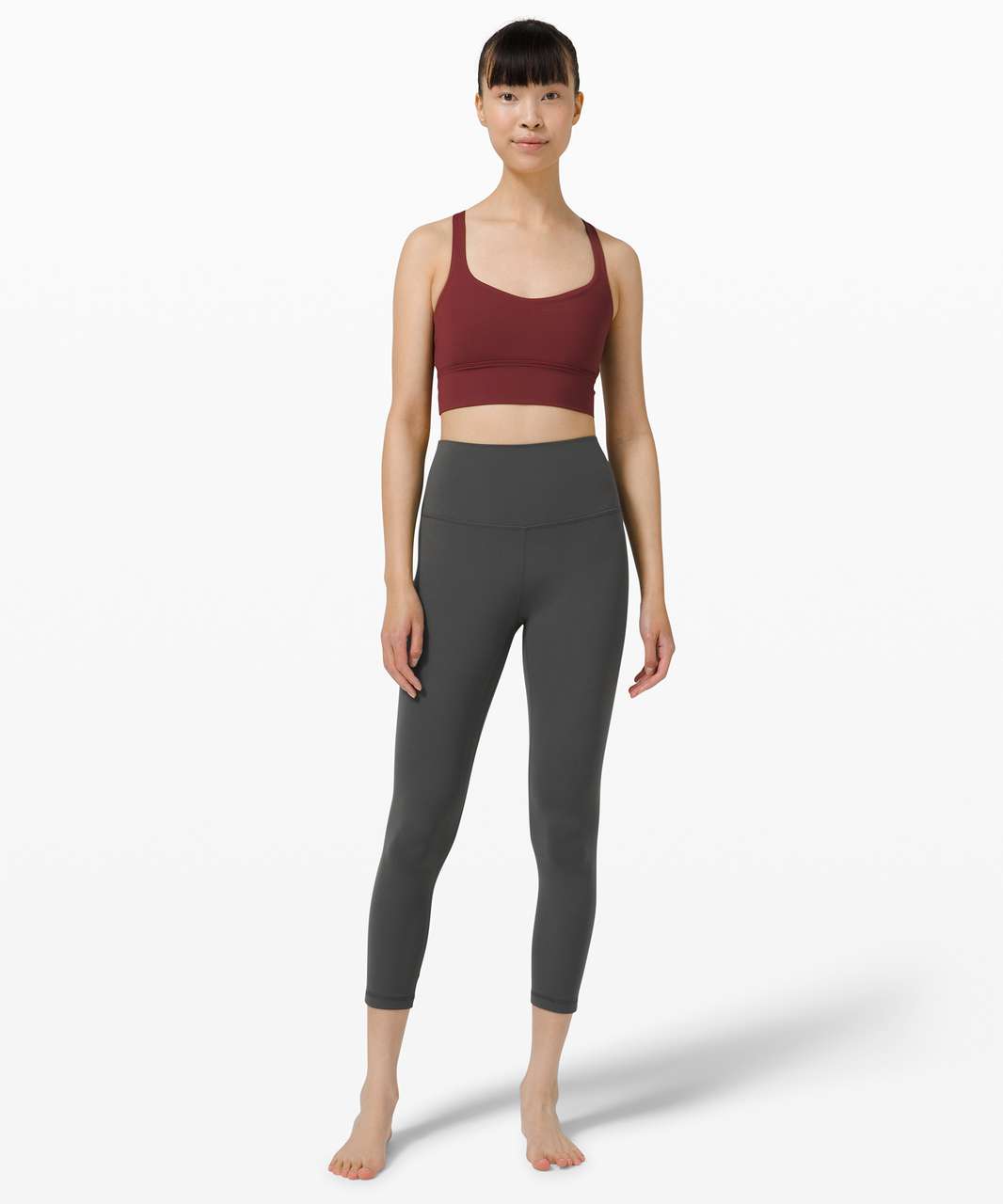 Lululemon align crop 21” size 12 grey, Women's Fashion, Activewear