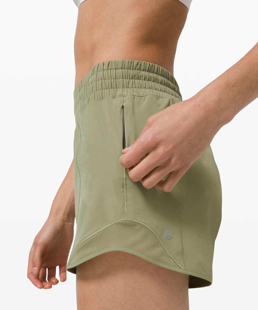 Lululemon Hotty Hot Short *High-Rise 4" - Rosemary Green