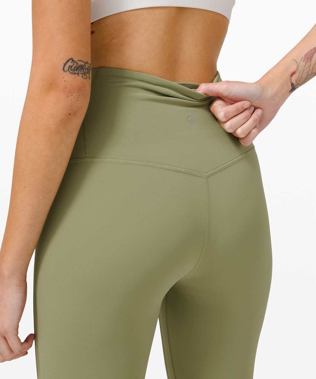 Lululemon Women's Align HR Pant Tight 25 Size 18 RSMG Rosemary Green NWT 