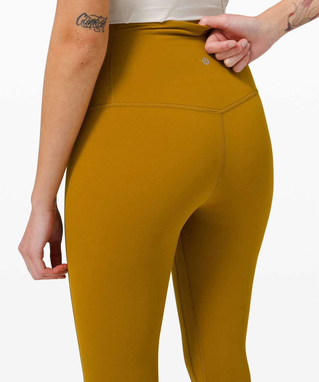 NWT Lululemon Alig HR Pant with Pockets 25~SIZE:0,2~ Gold Spice&DIDC&HCMO