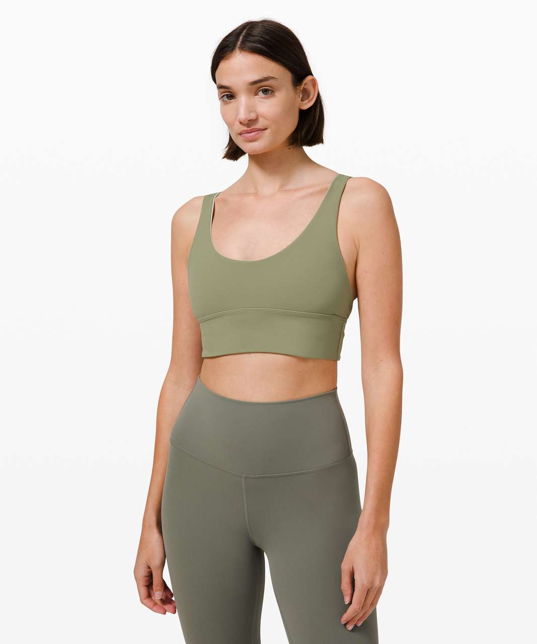 SALUS  Intensity Training Bra Army Green