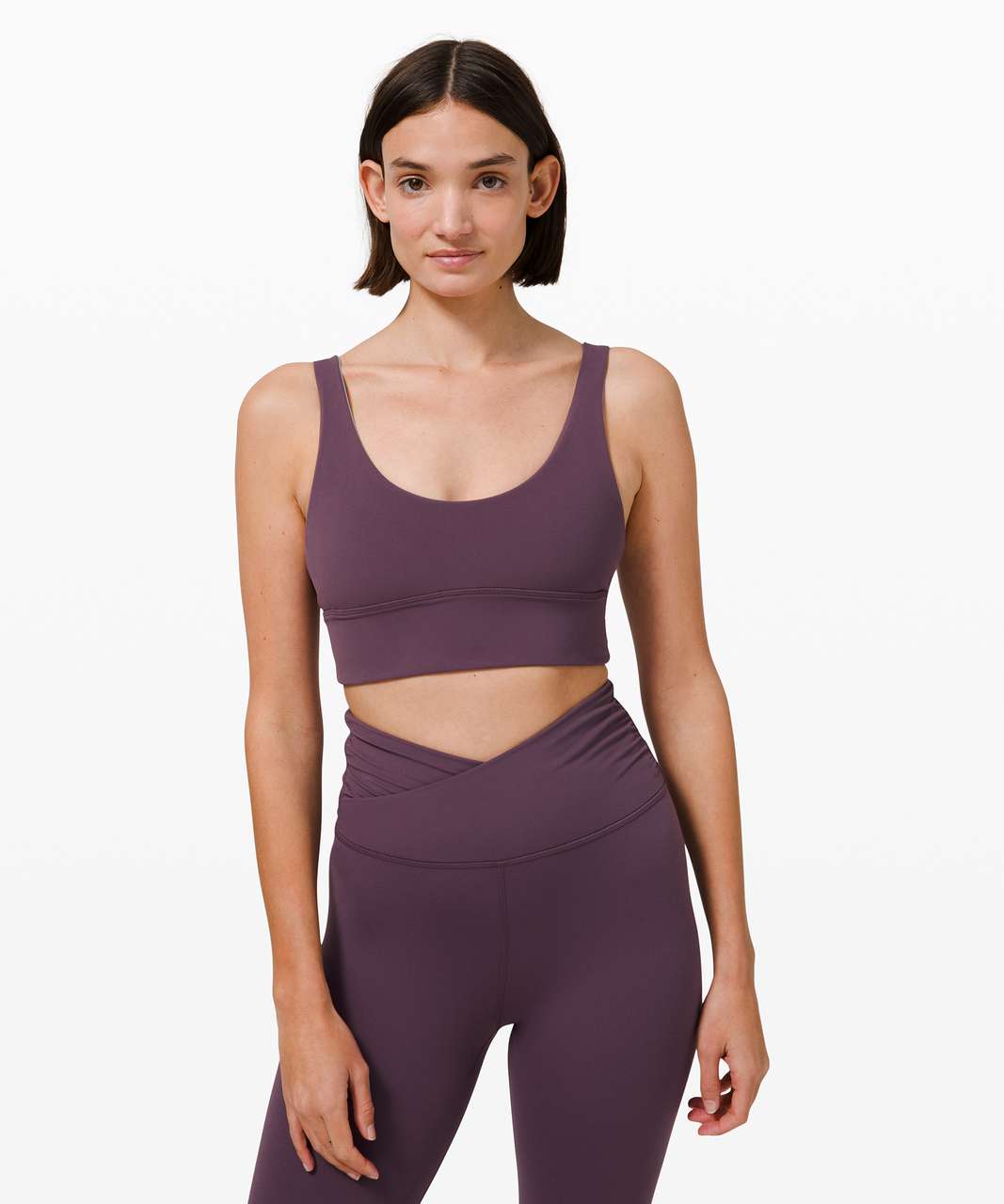 Rhino gray like a cloud bra (4) and Wunder Trains in Grape Thistle :  r/lululemon