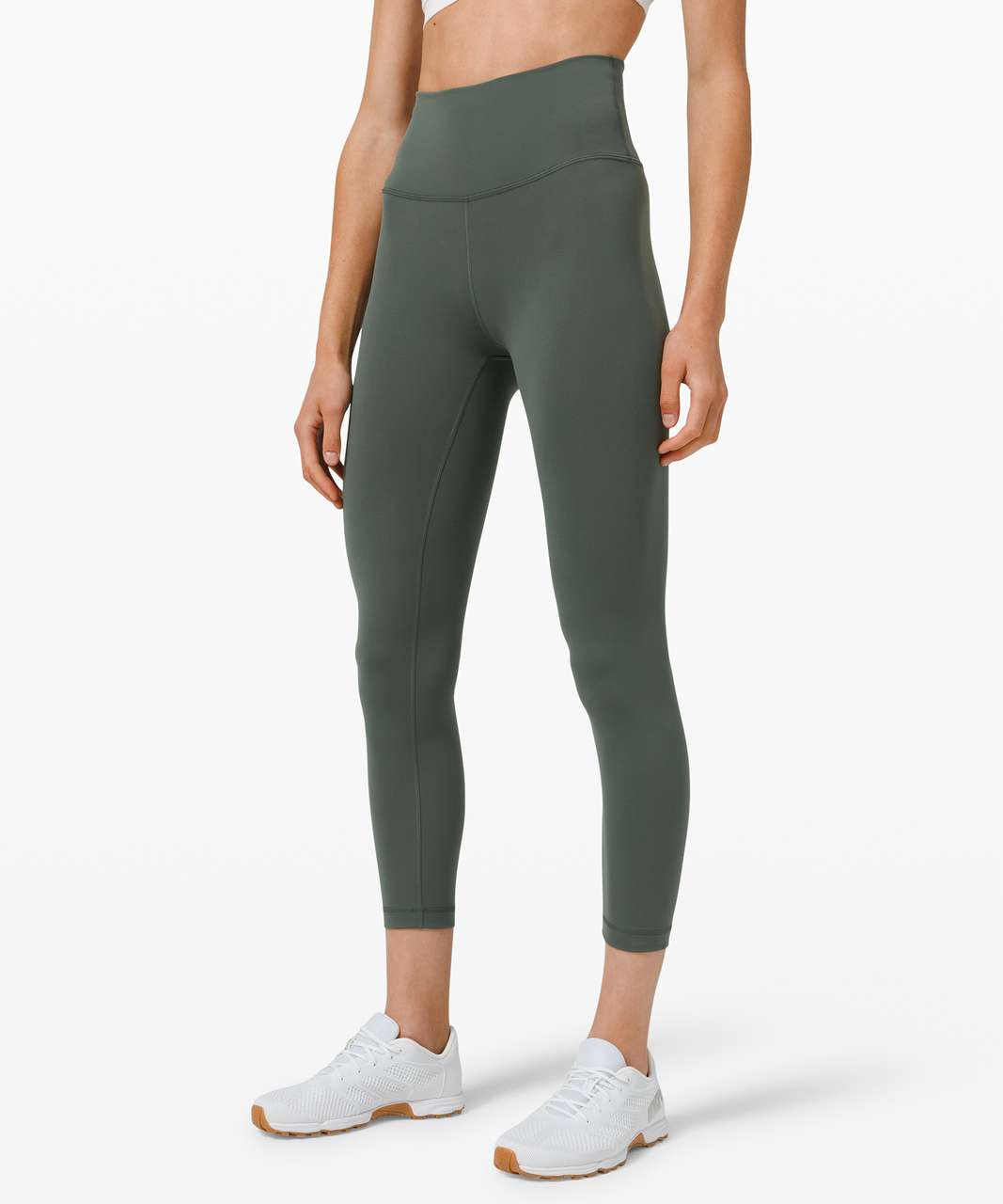 Lululemon Wunder Train High-Rise Crop 23 - Smoked Spruce - lulu