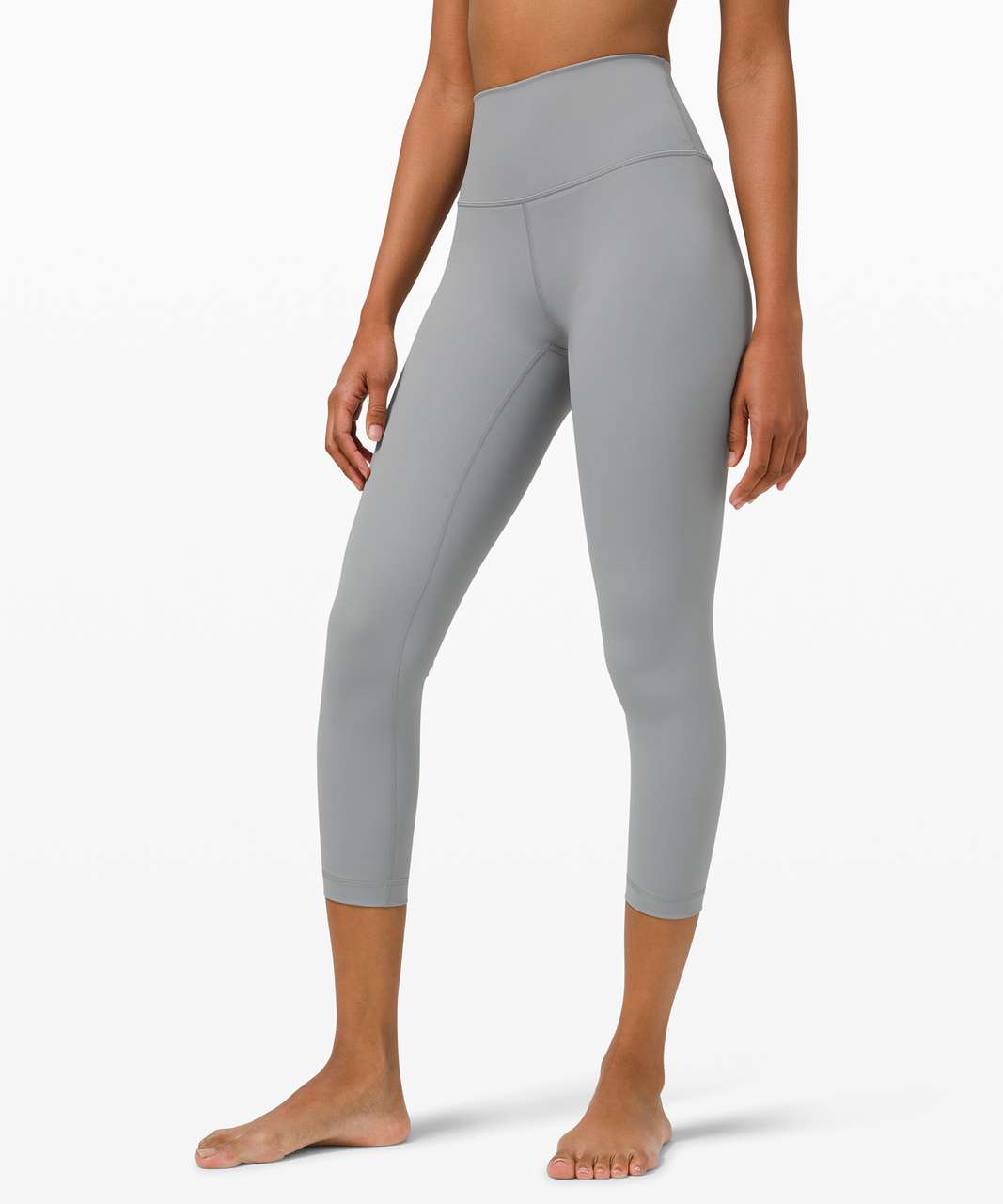 Lululemon Astro Wunder Under Crop Gray Leggings Women's Size 6 - beyond  exchange