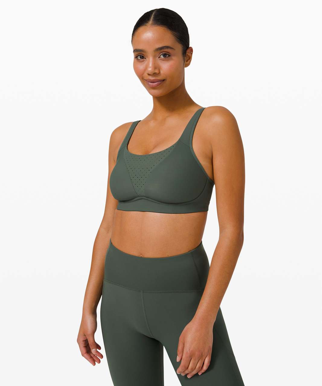 Lululemon Run Times Bra *High Support, B–E Cups - Blue Cast - lulu fanatics