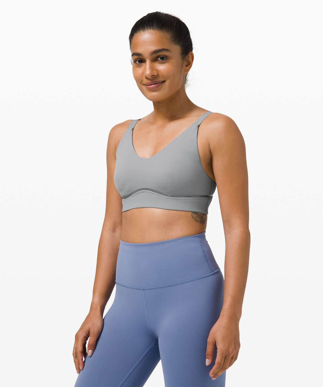 BNWT LULULEMON Rhino Gray RHIG Radiant Motion Sports Bra B/C Cup