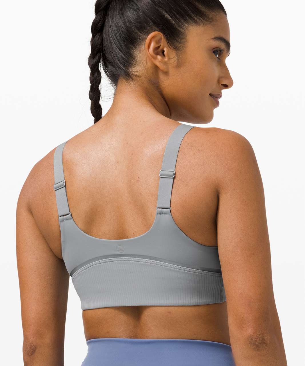 Women's All in Motion Medium Support Racerback Sports Bra in Grey