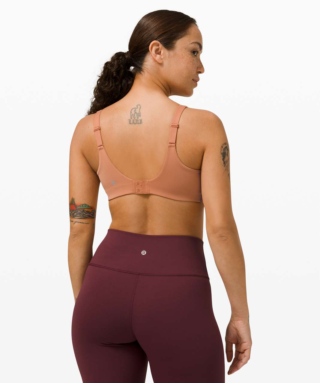 Lululemon In Alignment Straight Strap Bra *Light Support, C/D Cups - Desert  Sun - lulu fanatics